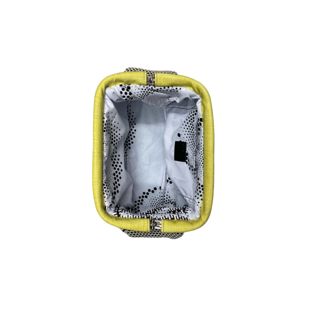 Fluffy Chicco blu e bianco - L’eleganza soffice e audace in una pouch interno