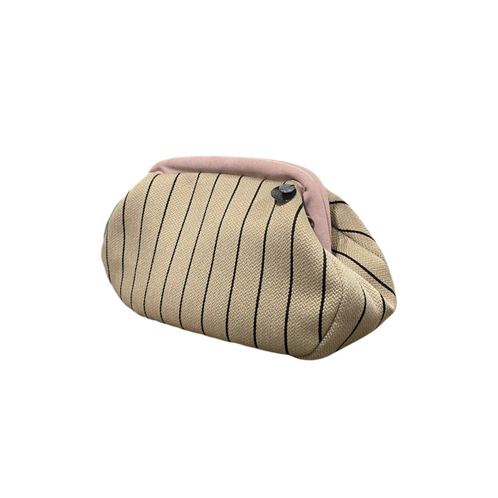 Fluffy Sabbia rosa righe - L’eleganza soffice e audace in una pouch 3_4