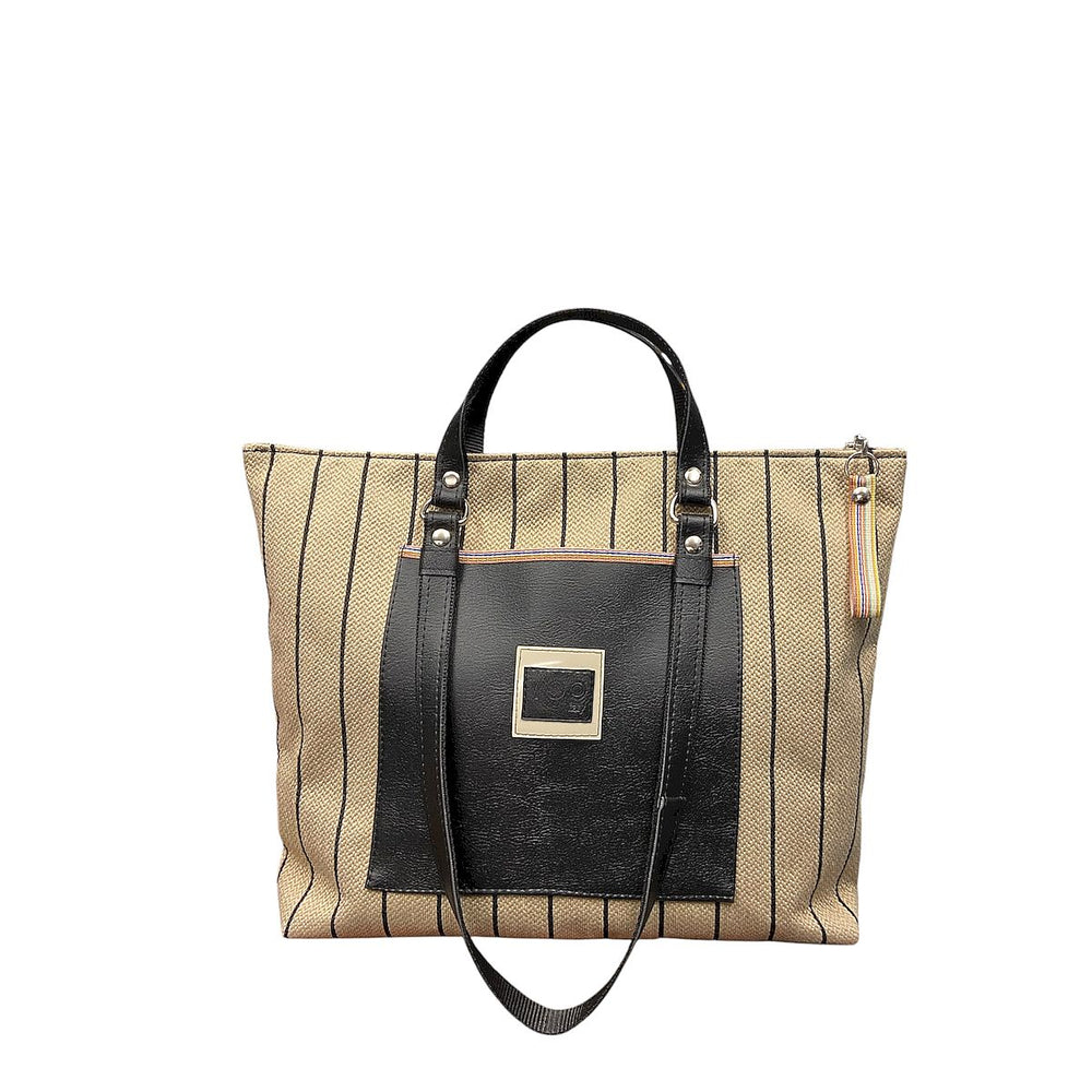 Shopper dallo stile contemporaneo, spaziosa e perfetta per ogni occasione, con un'anima eco-friendly