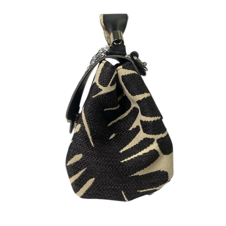 La Miura Mini di TOOitaly, la borsa donna a tracolla in tessuti di alta tappezzeria e alcantara, un mix perfetto di eleganza, sostenibilità e praticità
