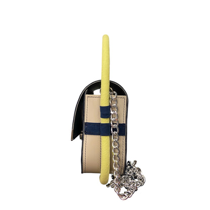 Chicca Maxi TOOitaly: Borsa donna Made in Italy compatta in pelle vegana a mano e tracolla