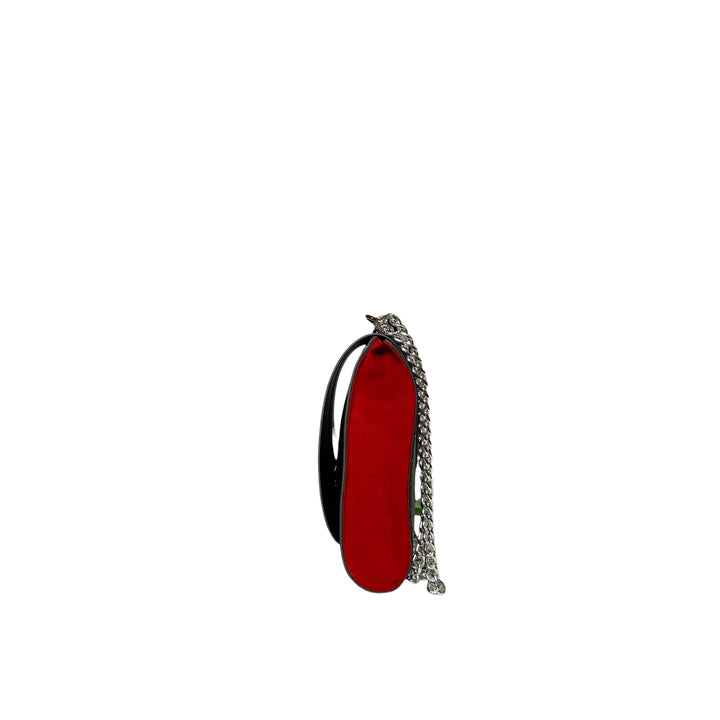 Clutch Maxi Black & Red – Borsa Elegante con Catena TOOitaly
