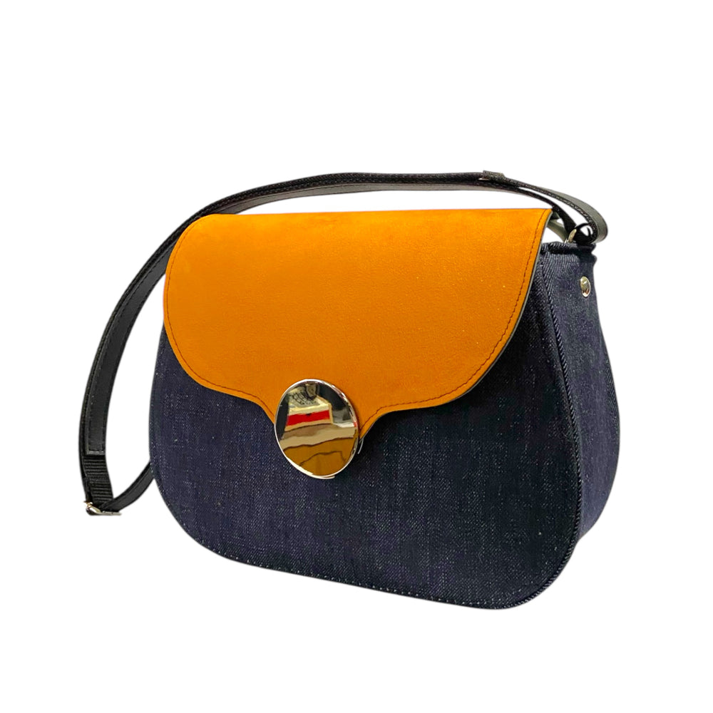 Everyday Jeans con Pattina in Alcantara Senape – TOOitaly