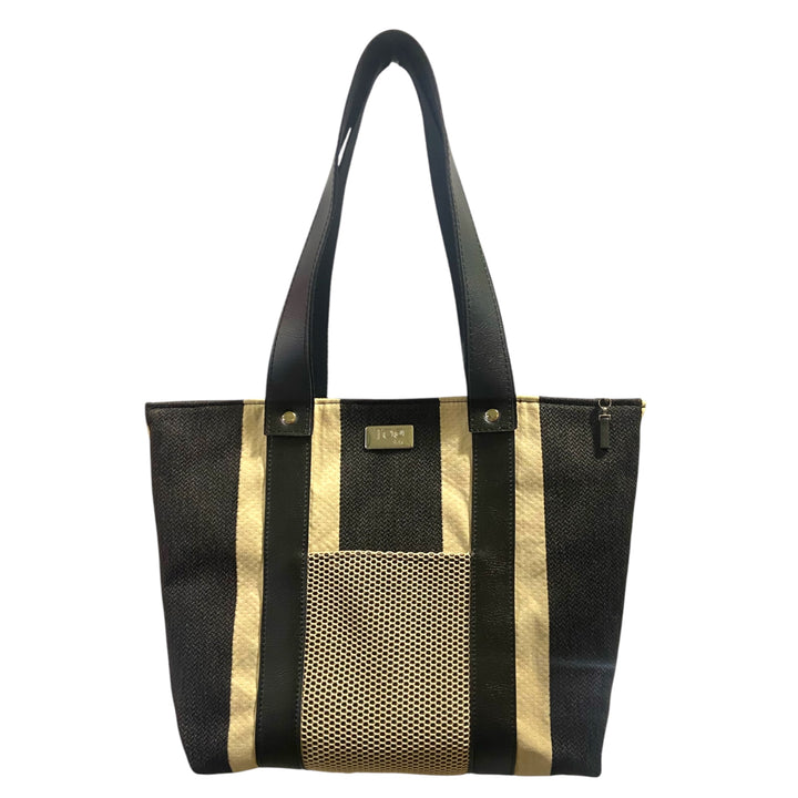 Shopper Black & Sand Texture – Borsa Leggera TOOitaly