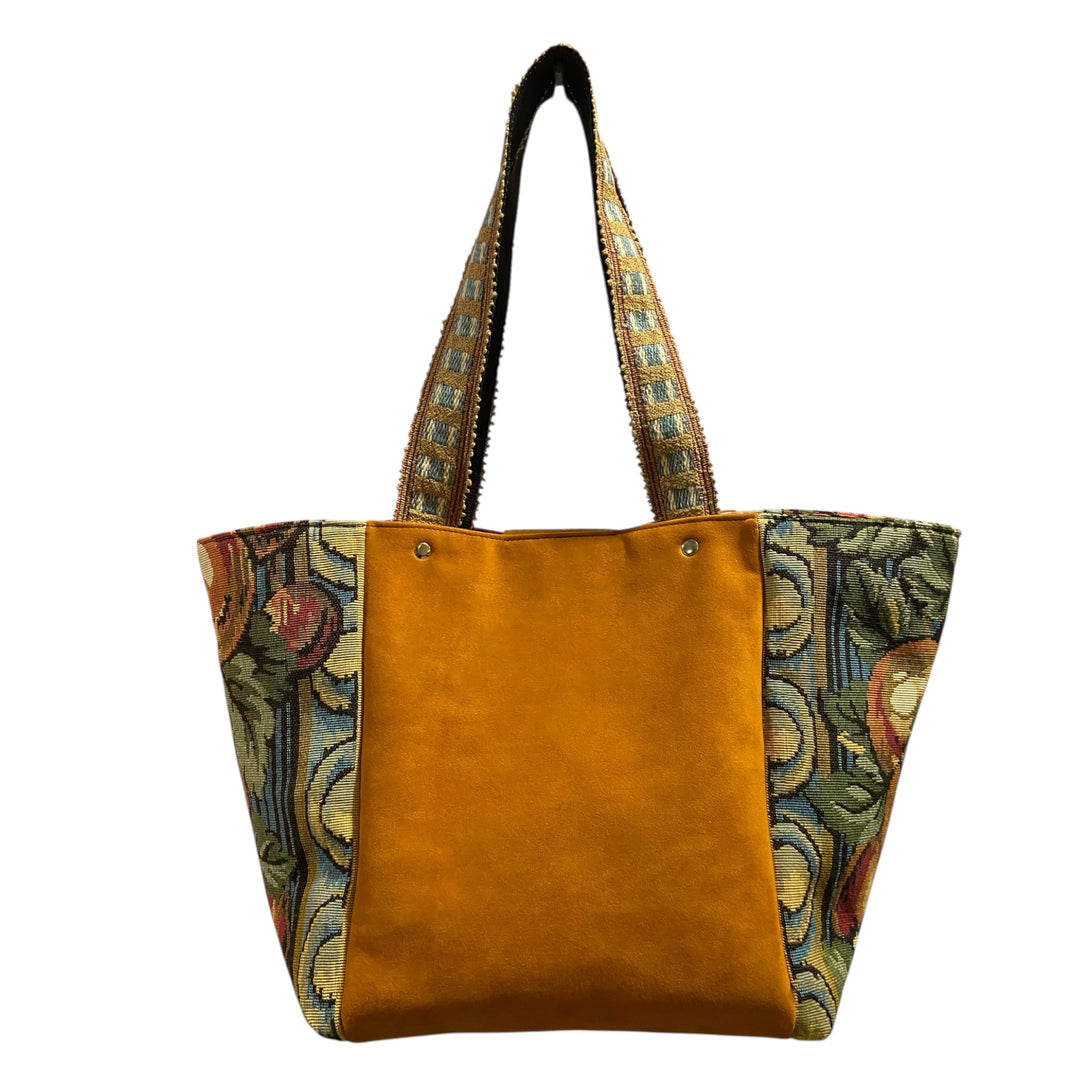 Tote Jacquard Barocco Senape – Borsa Capiente TOOitaly