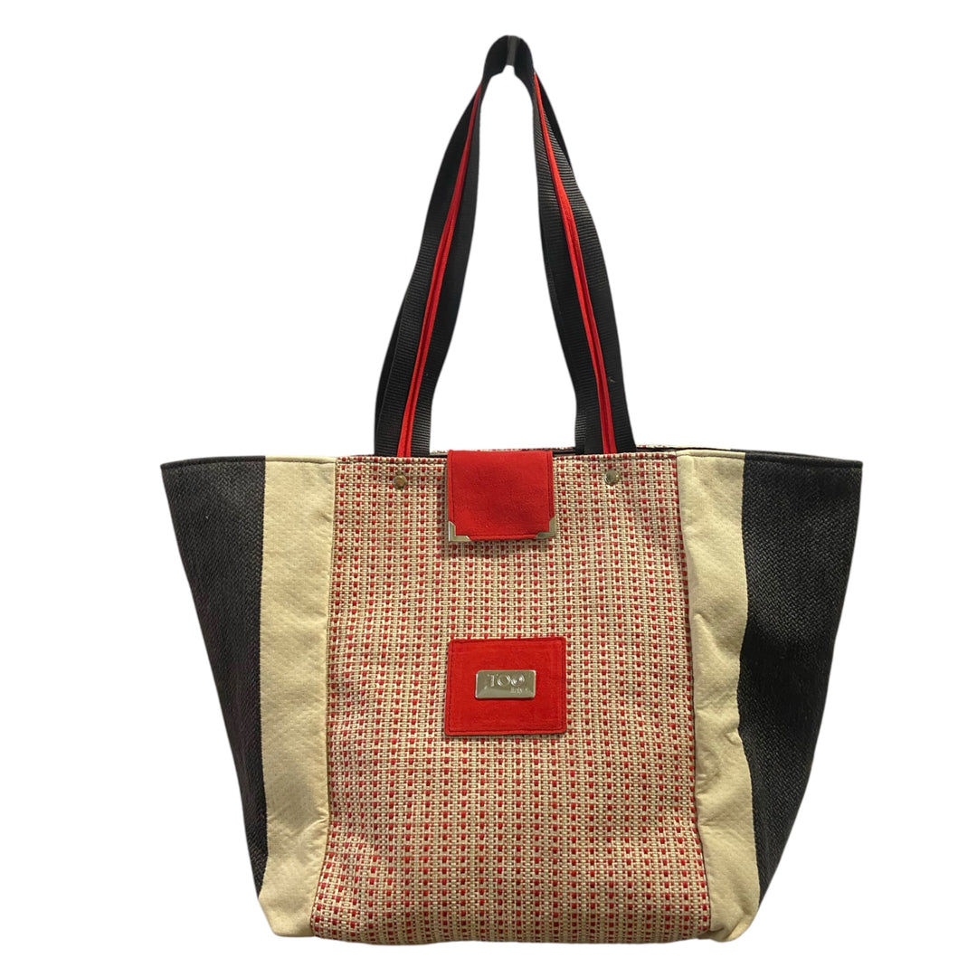 Tote Tweed Rosso – Borsa Capiente TOOitaly