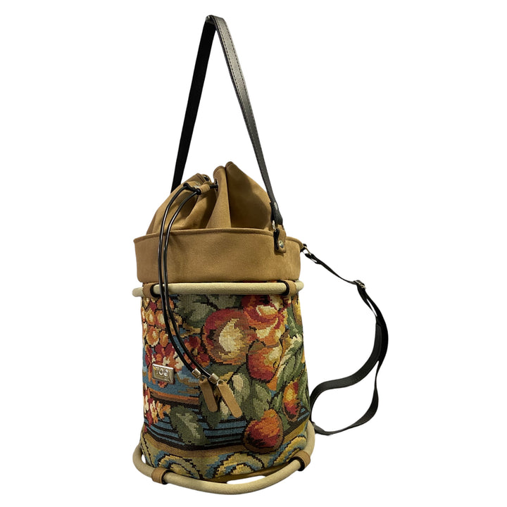 Secchiello Zaino Jacquard Barocco – Borsa 2 in 1 TOOitaly