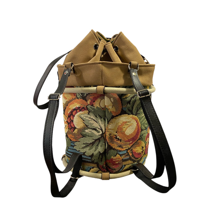 Secchiello Zaino Jacquard Barocco – Borsa 2 in 1 TOOitaly