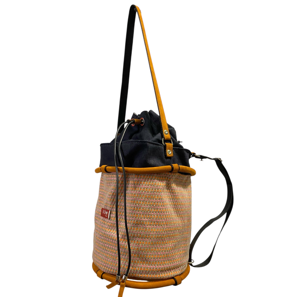 Secchiello Zaino Multicolor – Borsa Cilindrica TOOitaly