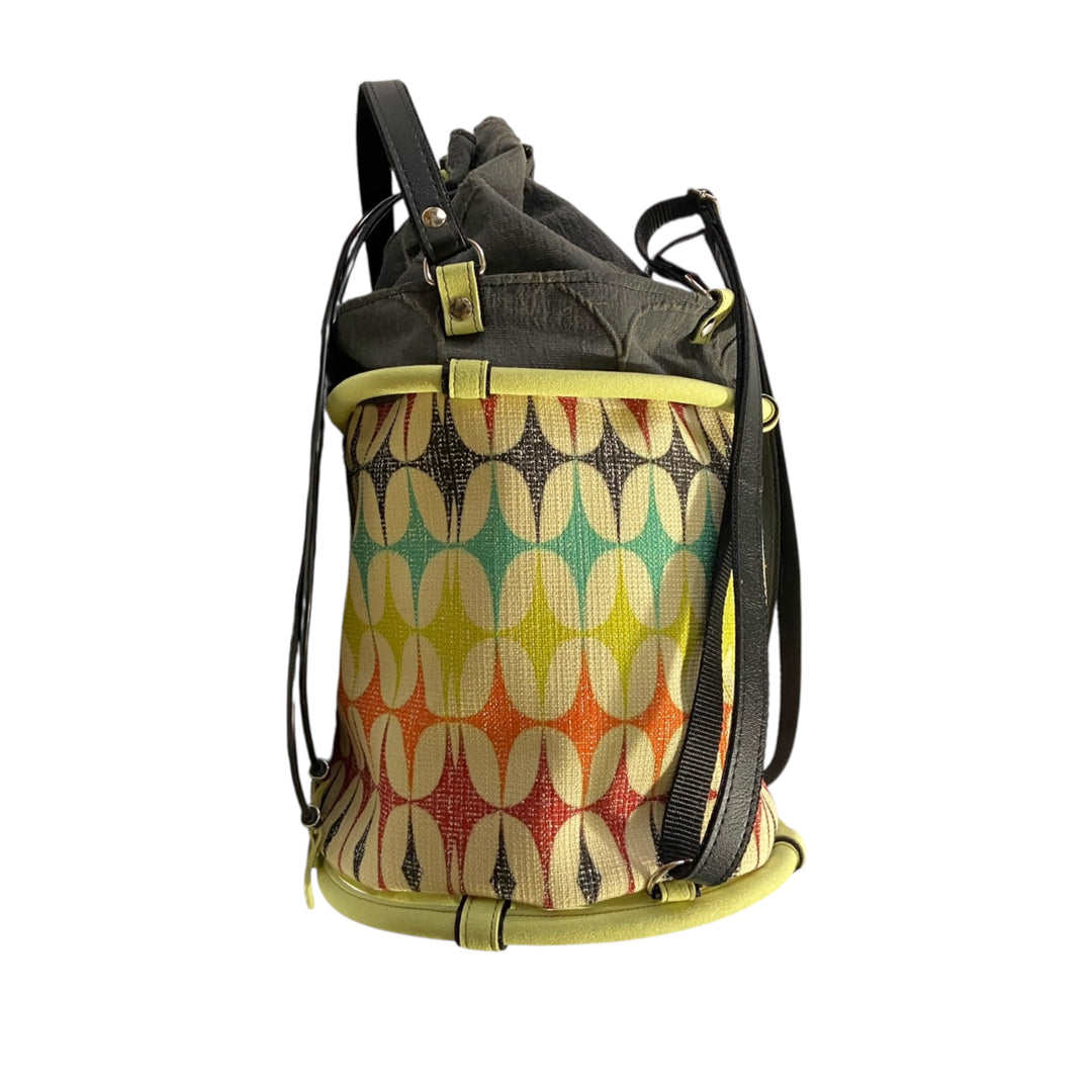 Secchiello Zaino Geometrico Retrò – Borsa 2 in 1 TOOitaly