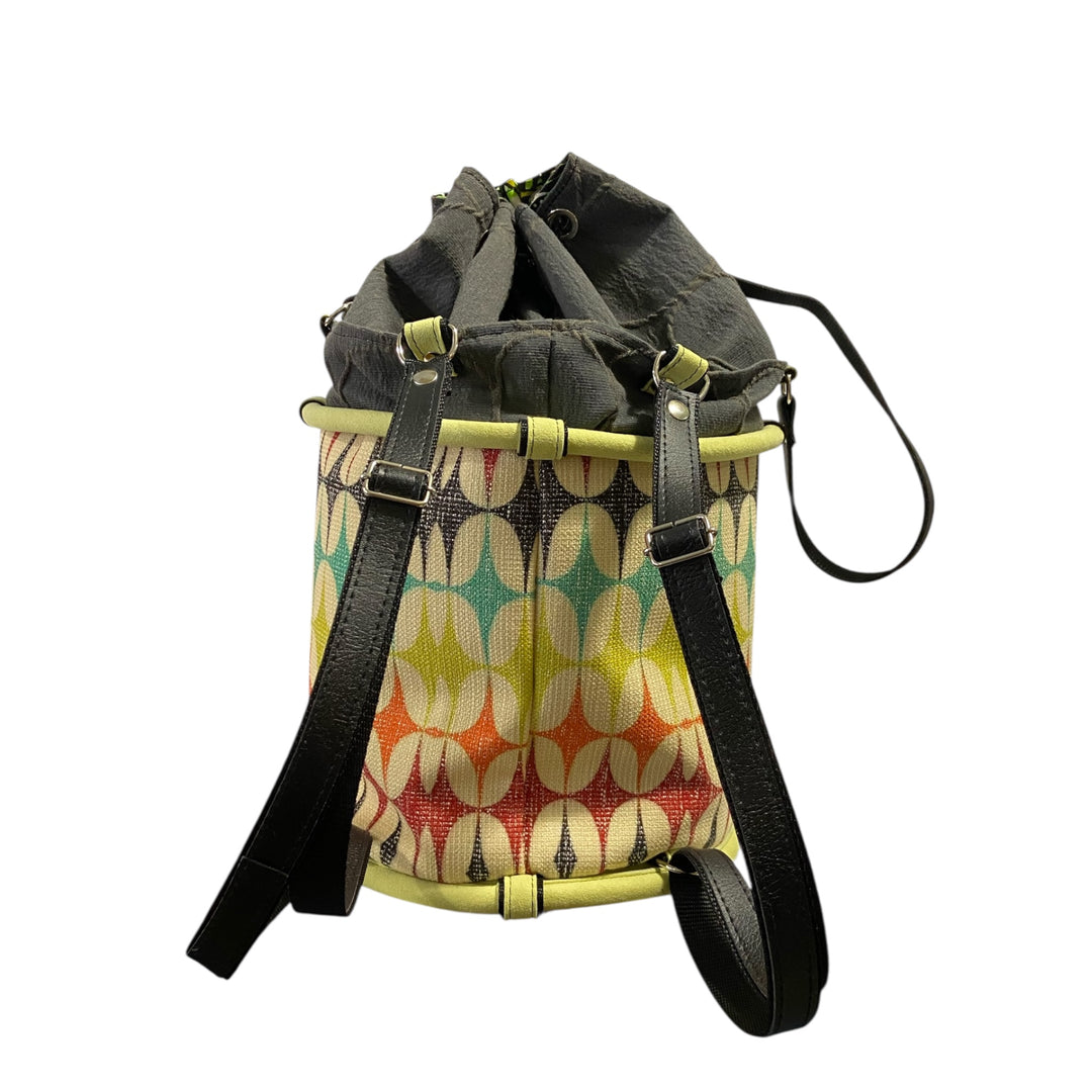 Secchiello Zaino Geometrico Retrò – Borsa 2 in 1 TOOitaly