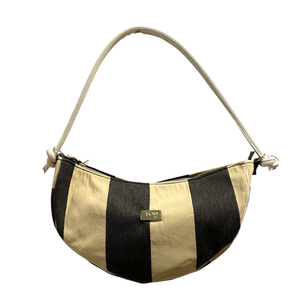 Luna Black & Sand – Borsa Mezzaluna TOOitaly