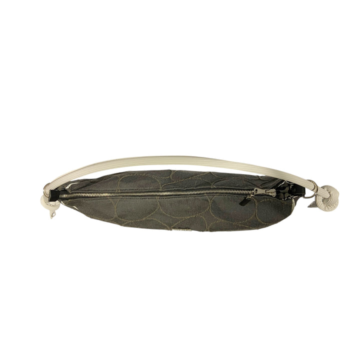 Luna Texture Circolare grigia  – Borsa Mezzaluna TOOitaly