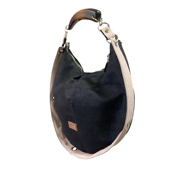 Horse Shoe Navy Minimal – Borsa Portafortuna TOOitaly