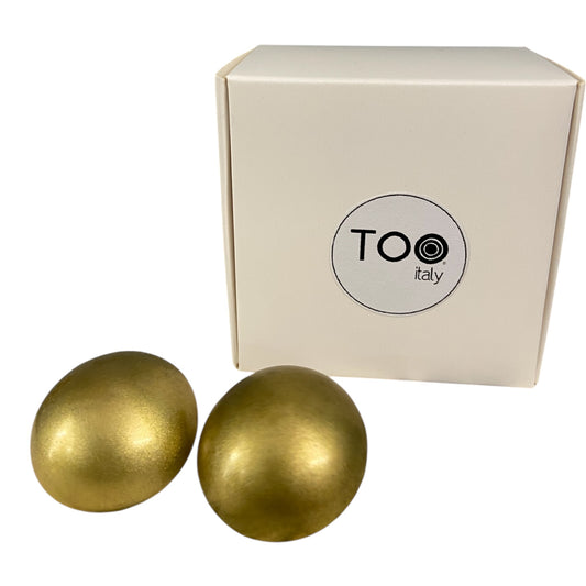 Orecchino mezza sfera gold - Orecchini