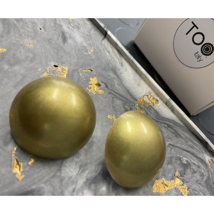 Orecchino mezza sfera gold - Orecchini