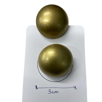 Orecchino mezza sfera gold - Orecchini