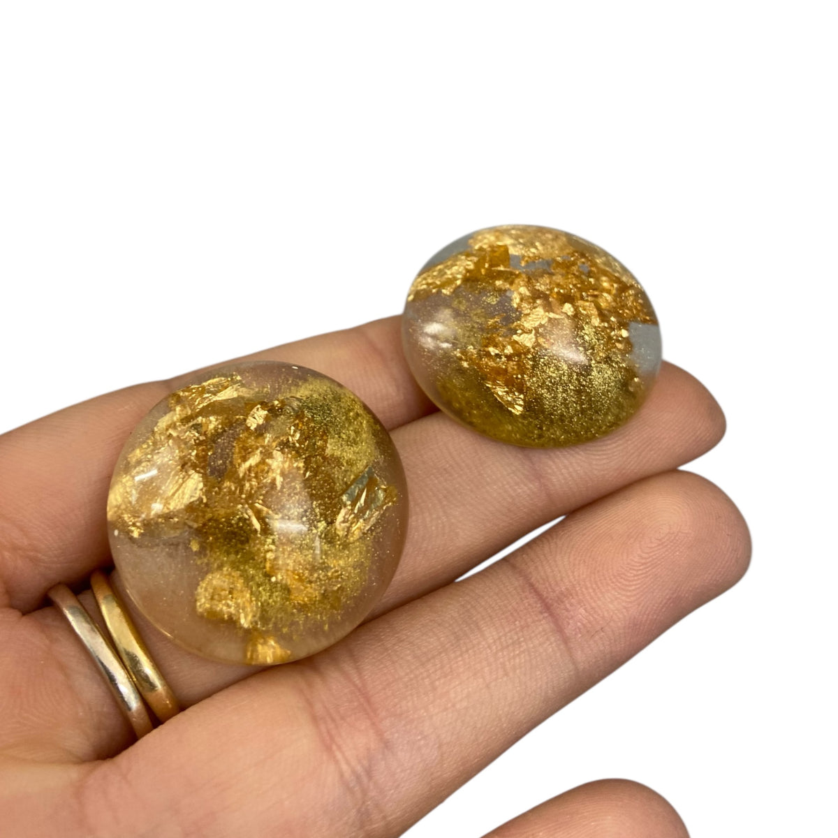 Orecchino mezza sfera moon - Orecchini