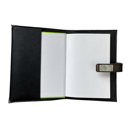 Porta Agenda in PVC Nero Personalizzabile | TOO Italy