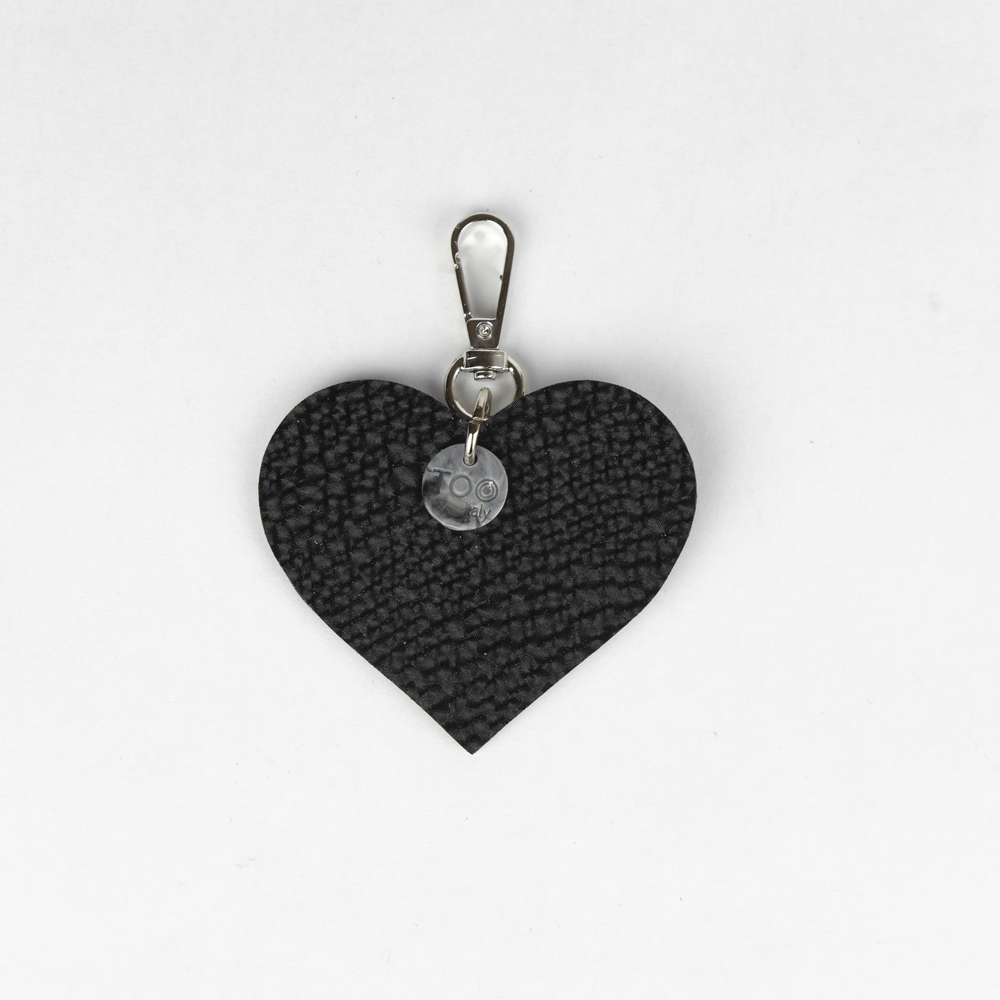Portachiavi Cuore Nero Diamantato - Portachiavi