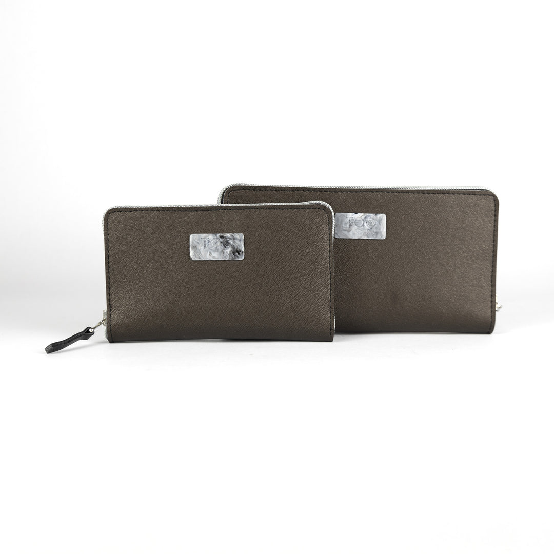 Portafoglio Vegan Mini Marrone