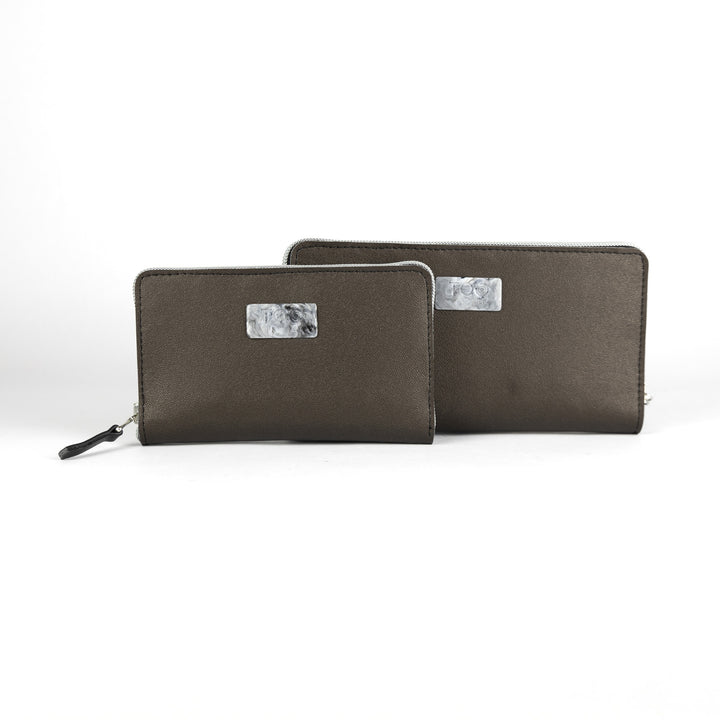 Portafoglio Vegan Mini Marrone