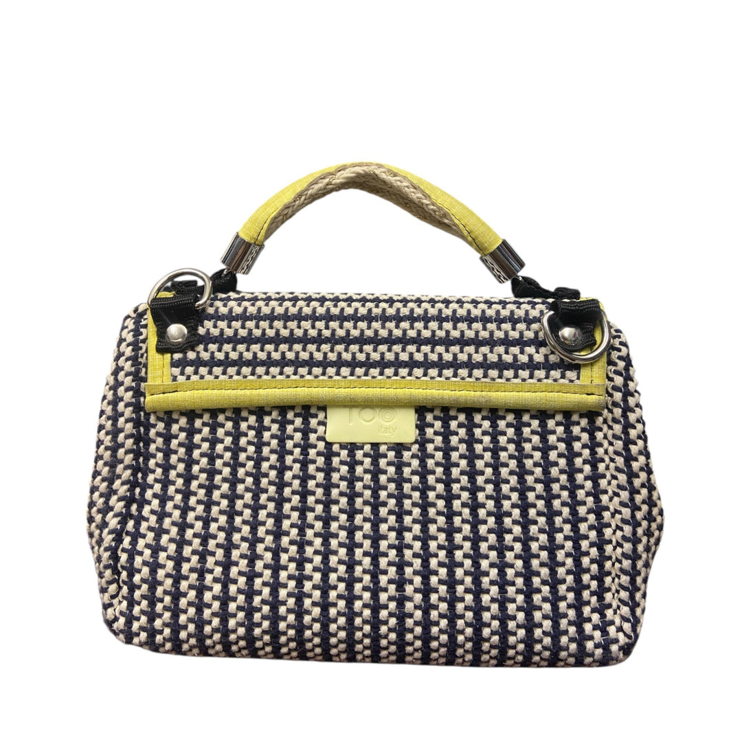 La Miura Mini di TOOitaly, la borsa donna a tracolla in tessuti di alta tappezzeria e alcantara, un mix perfetto di eleganza, sostenibilità e praticità