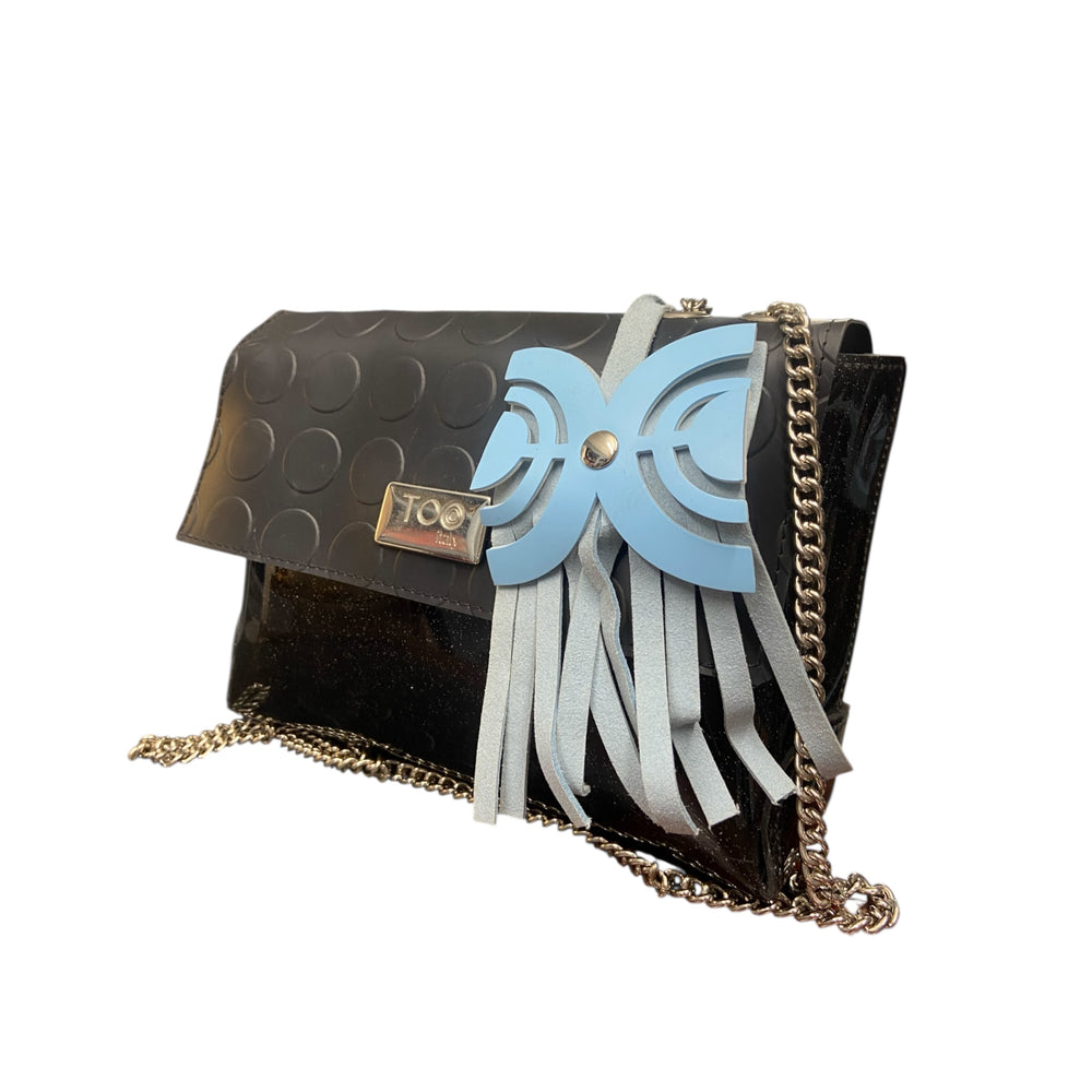 Box TOOitaly: Borsa donna Made in Italy compatta in pelle vegana con tracolla