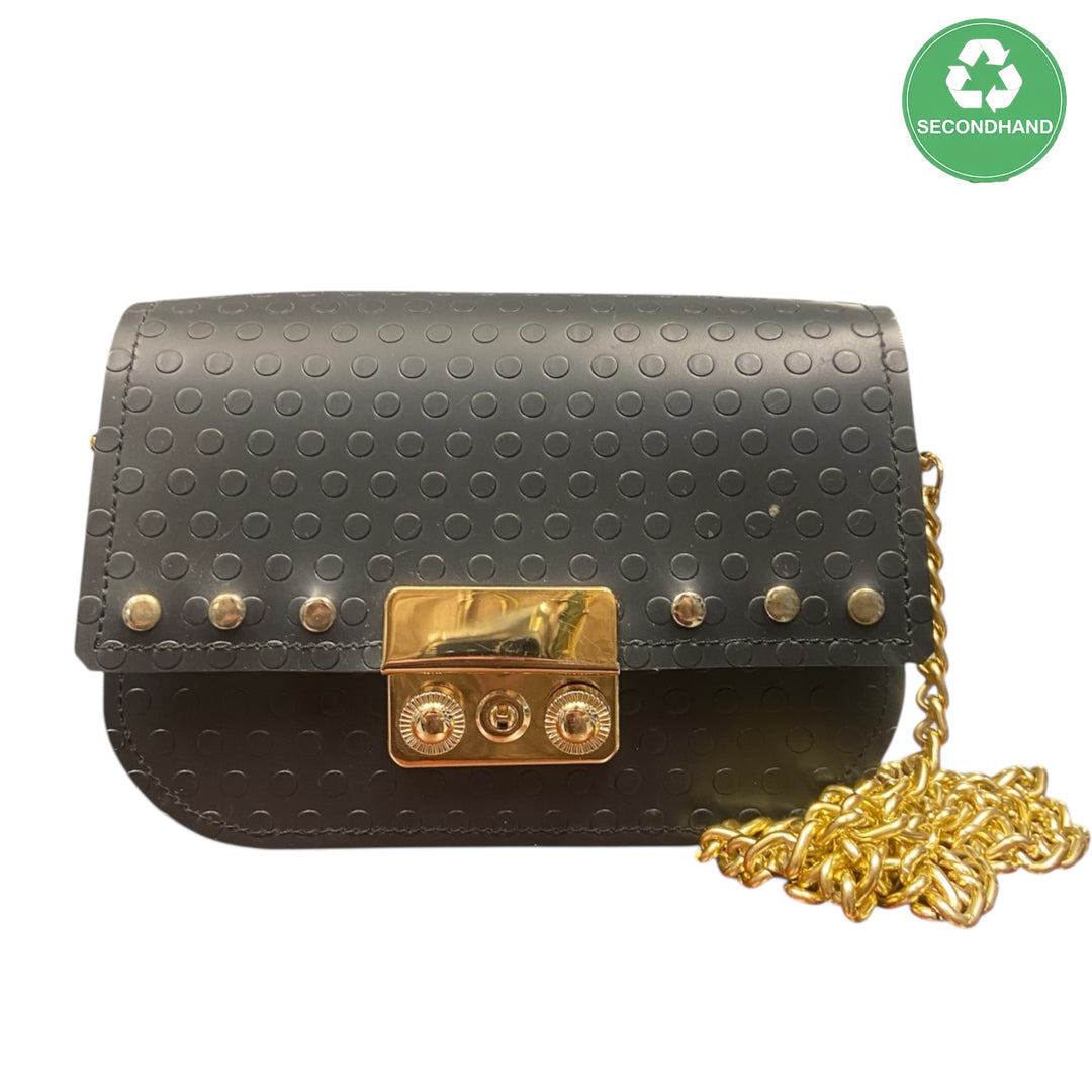 Chicca Mini TOOitaly: Messenger Bag artigianale Made in Italy compatta in pelle vegana con tracolla