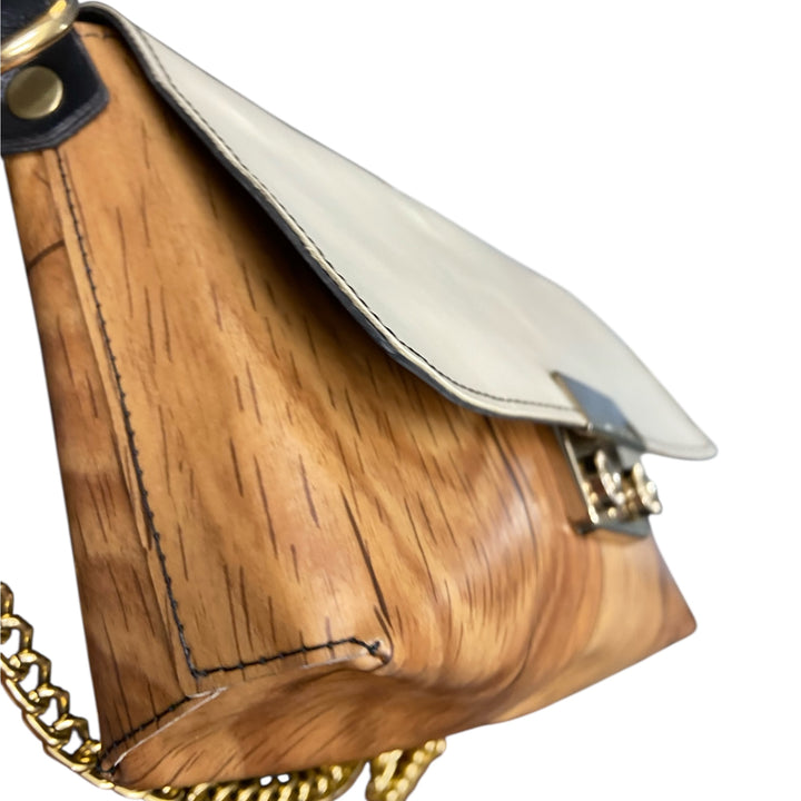 Box TOOitaly: Borsa donna Made in Italy compatta in pelle vegana con tracolla