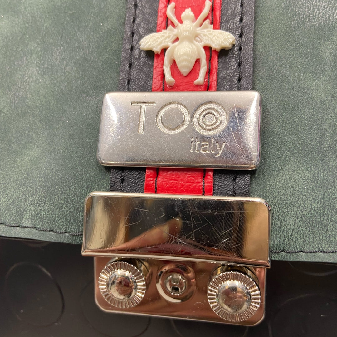 Box TOOitaly: Borsa donna Made in Italy compatta in pelle vegana con tracolla