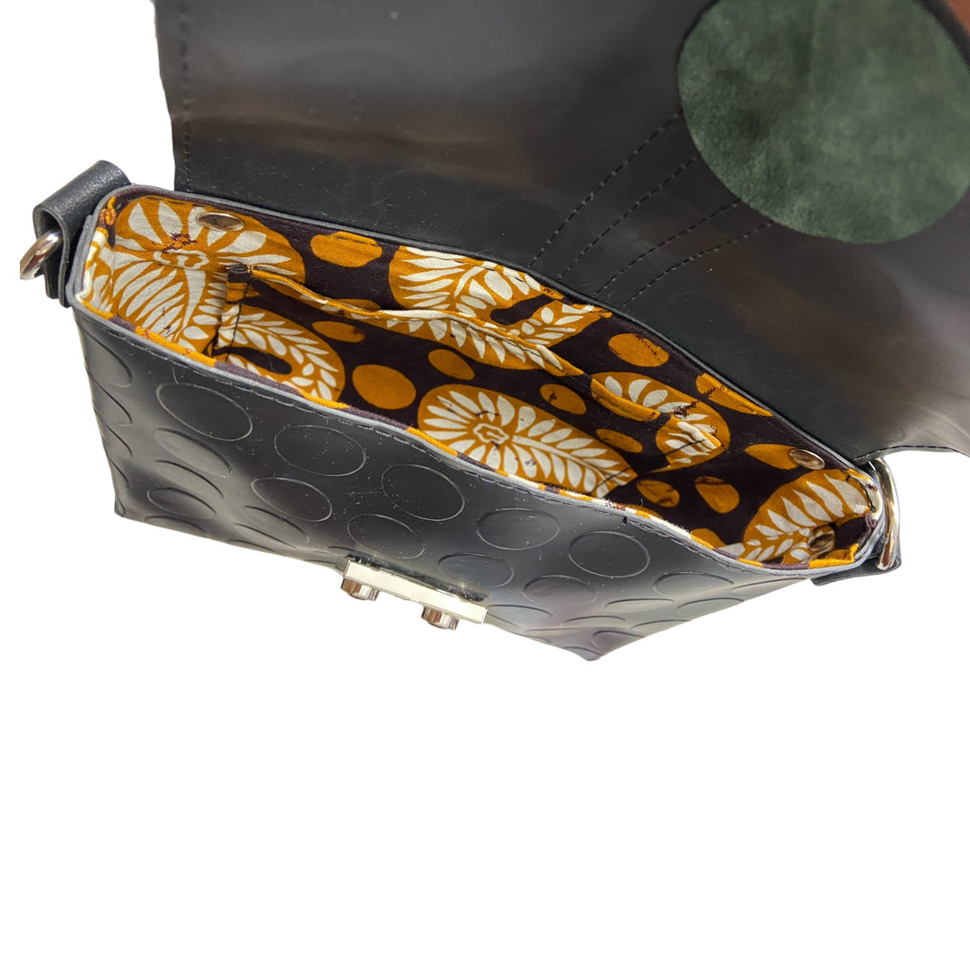 Box TOOitaly: Borsa donna Made in Italy compatta in pelle vegana con tracolla