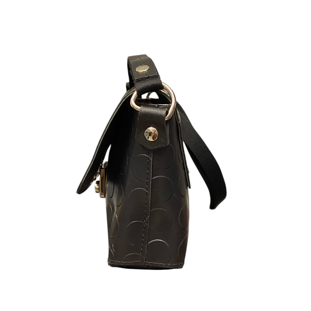 Box TOOitaly: Borsa donna Made in Italy compatta in pelle vegana con tracolla