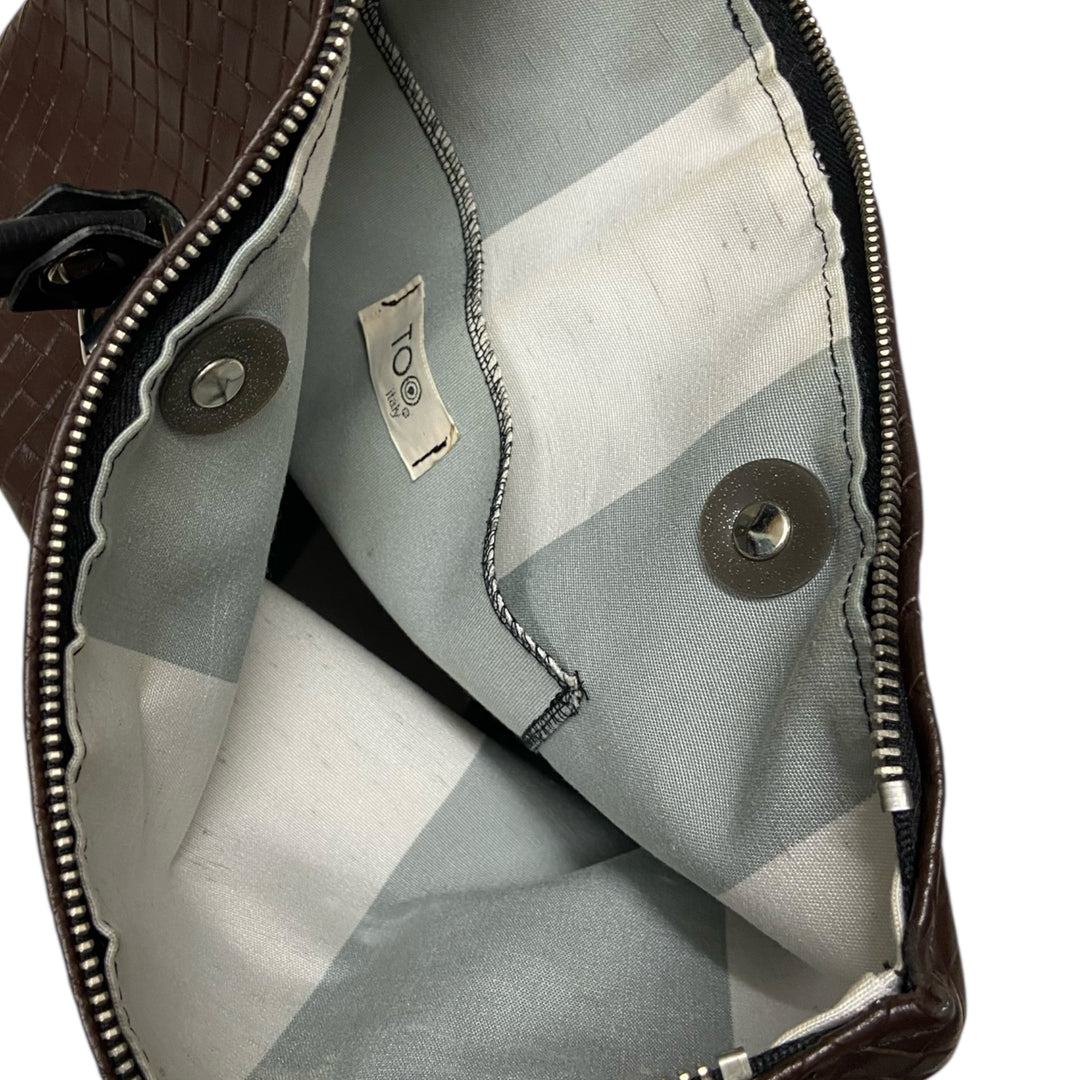 Tre Terzi SecondHand Rombi, borsa dal carattere deciso, ideale per il lavoro e per chi ama accessori strutturati e non convenzionali