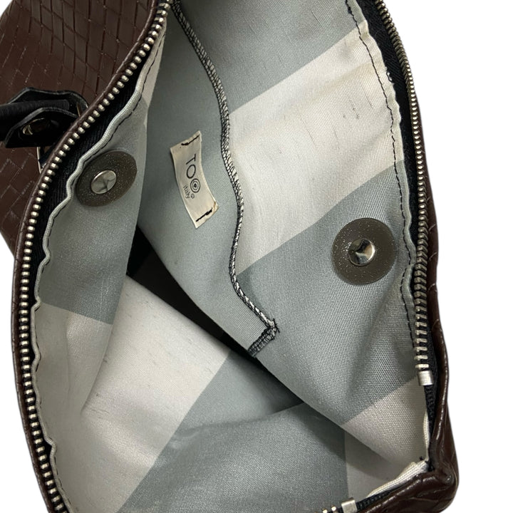 Tre Terzi SecondHand Rombi, borsa dal carattere deciso, ideale per il lavoro e per chi ama accessori strutturati e non convenzionali