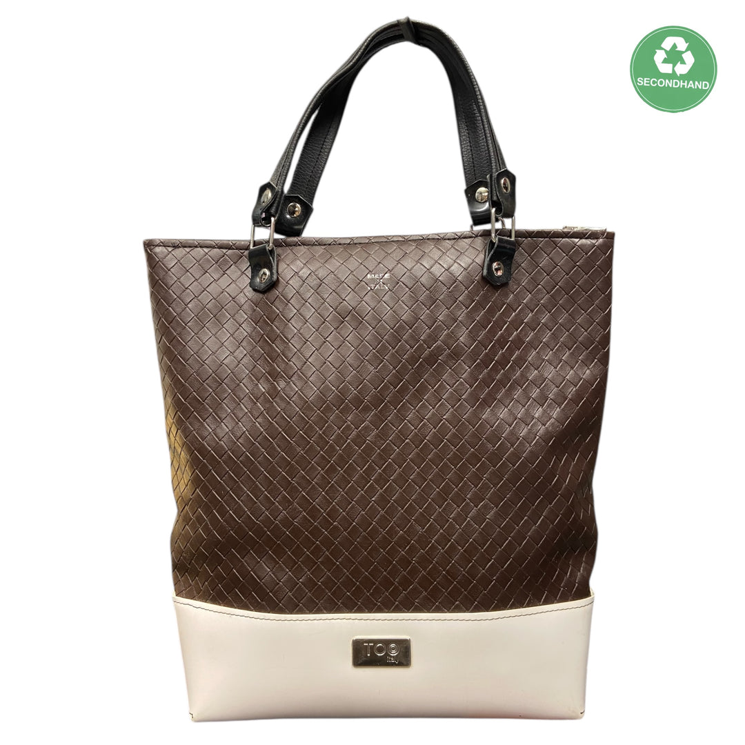 Tre Terzi SecondHand Rombi, borsa dal carattere deciso, ideale per il lavoro e per chi ama accessori strutturati e non convenzionali