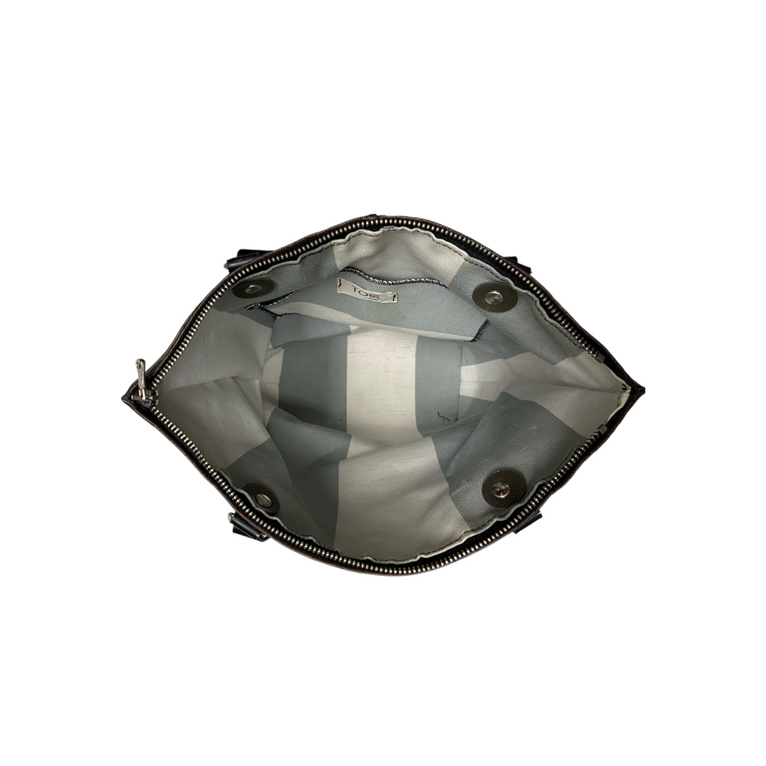 Tre Terzi SecondHand Rombi, borsa dal carattere deciso, ideale per il lavoro e per chi ama accessori strutturati e non convenzionali