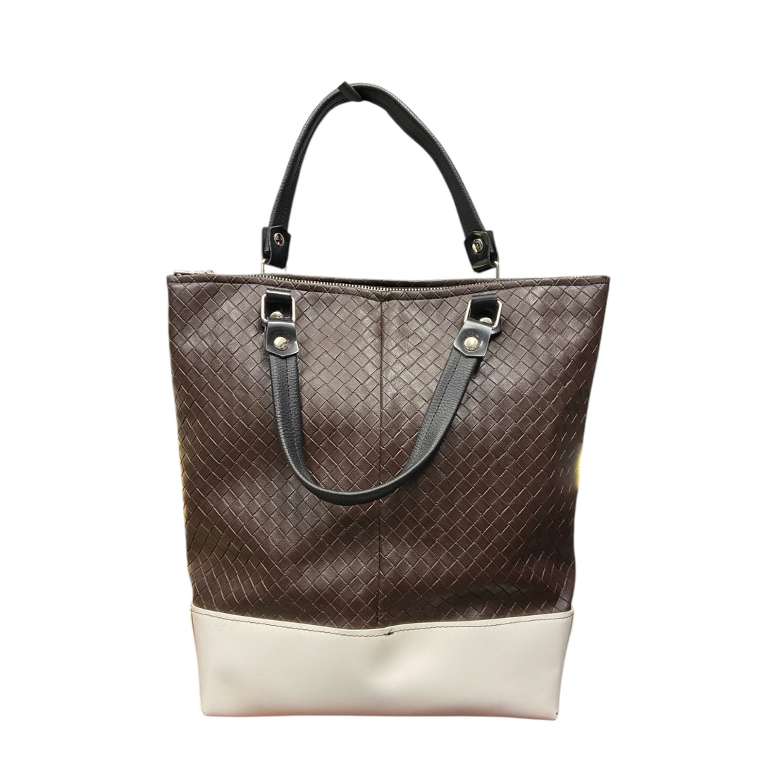 Tre Terzi SecondHand Rombi, borsa dal carattere deciso, ideale per il lavoro e per chi ama accessori strutturati e non convenzionali