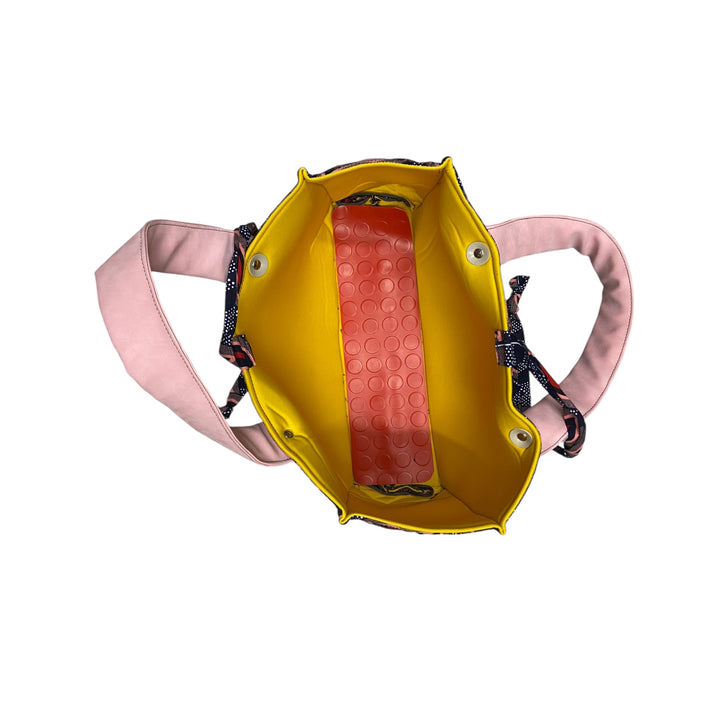 Beach Bag SecondHand Neo, borsa mare in neoprene  rivestito in cotone originale Vax