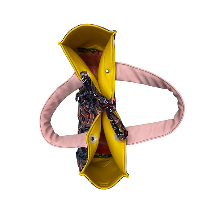 Beach Bag SecondHand Neo, borsa mare in neoprene  rivestito in cotone originale Vax