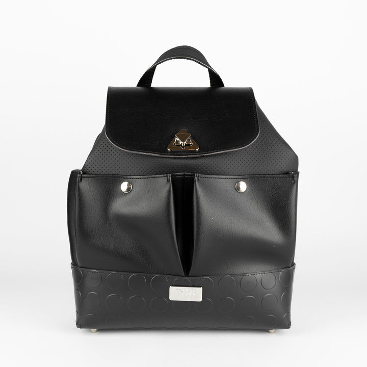 Zaino Sostenibile Nero Tre Terzi Tasche