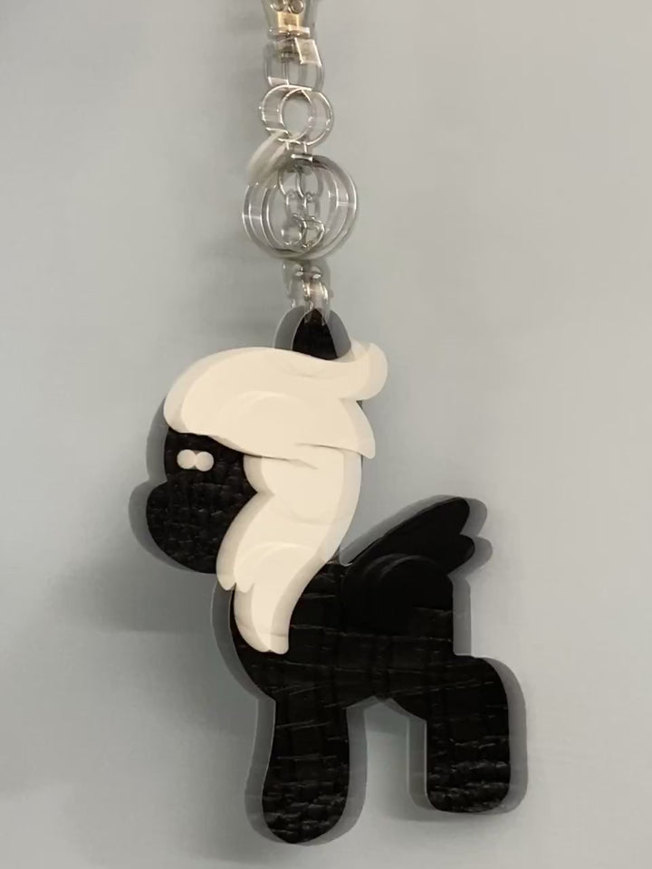Charm per borsa Pegaso Nero